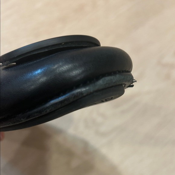 Tory Burch Black Leather Ballet Flats - Picture 9 of 15